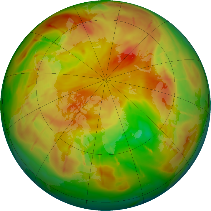 Arctic ozone map for 06 May 2010